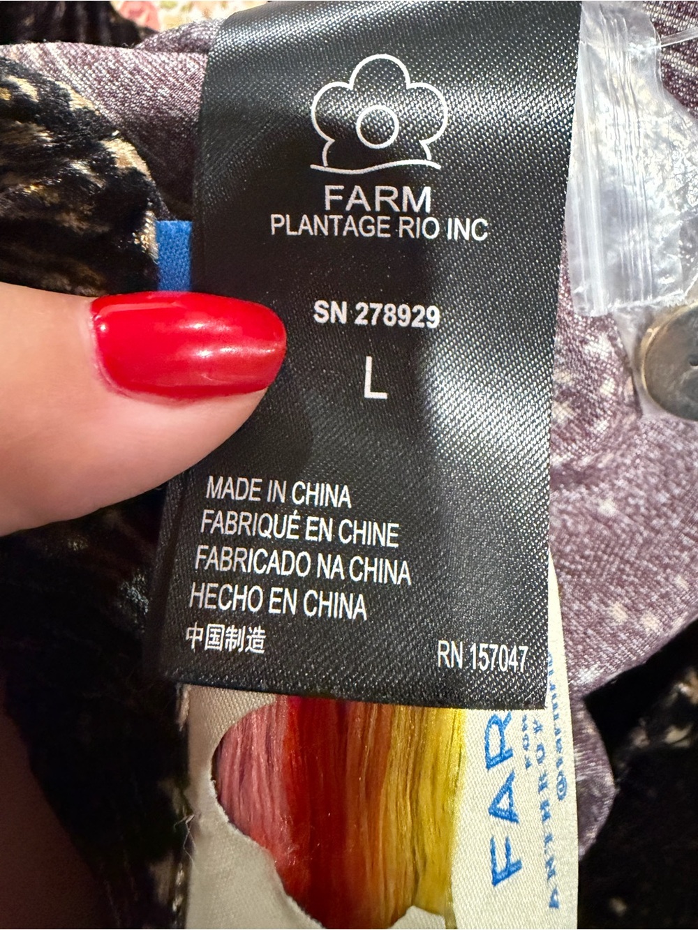 FARM Rio Anthropologie Black Wide-Leg Velvet Palazzo Pants - Picture 9 of 11
